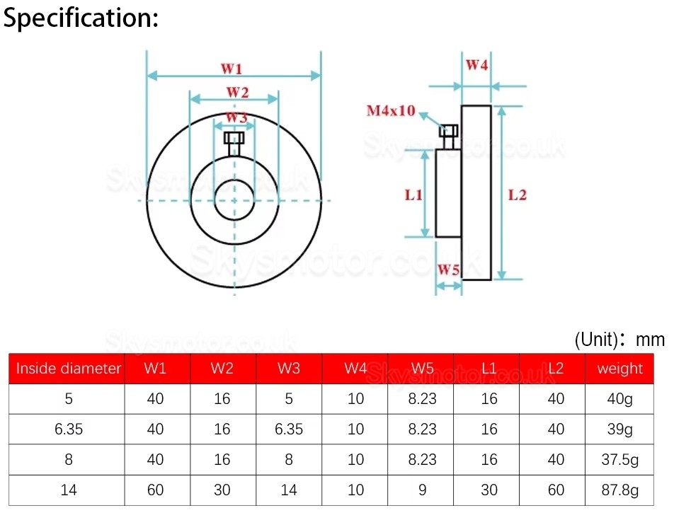 Aluminum Alloy Stepper Motor Handwheel 5mm/ 6.35mm/8mm/14mm for Nema 17 / 23 / 34 Stepper Motor
